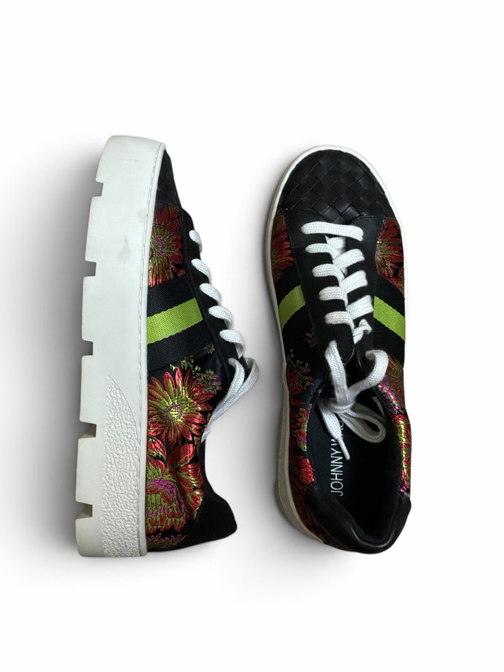 Johnny Was Downtown Jacquard Sneakers Size 7
